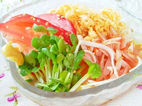 低カロ！ところてんde冷やし中華風